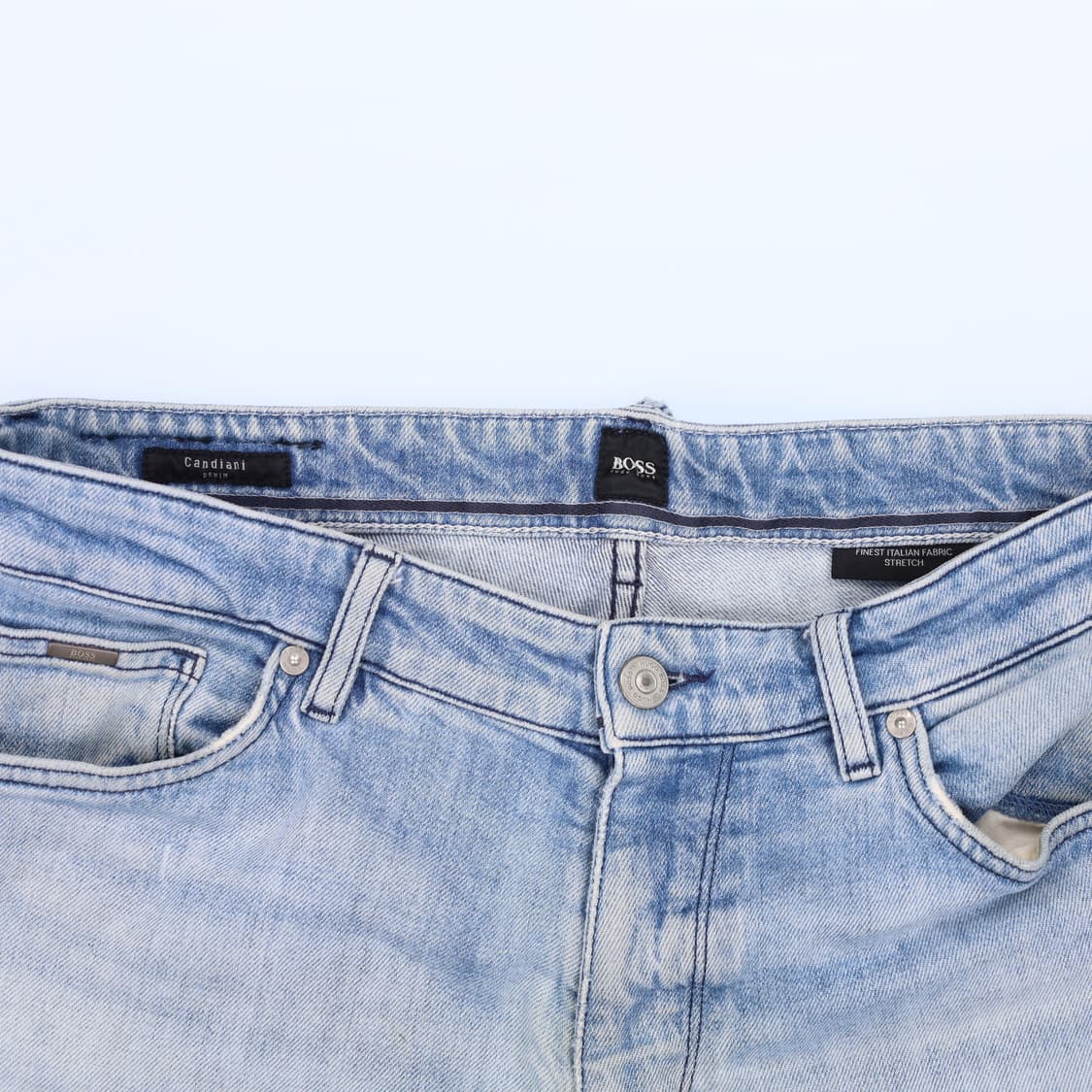 [33] 보스 남성 연청 워싱 데님 팬츠 청바지 0120J 상품이미지4
