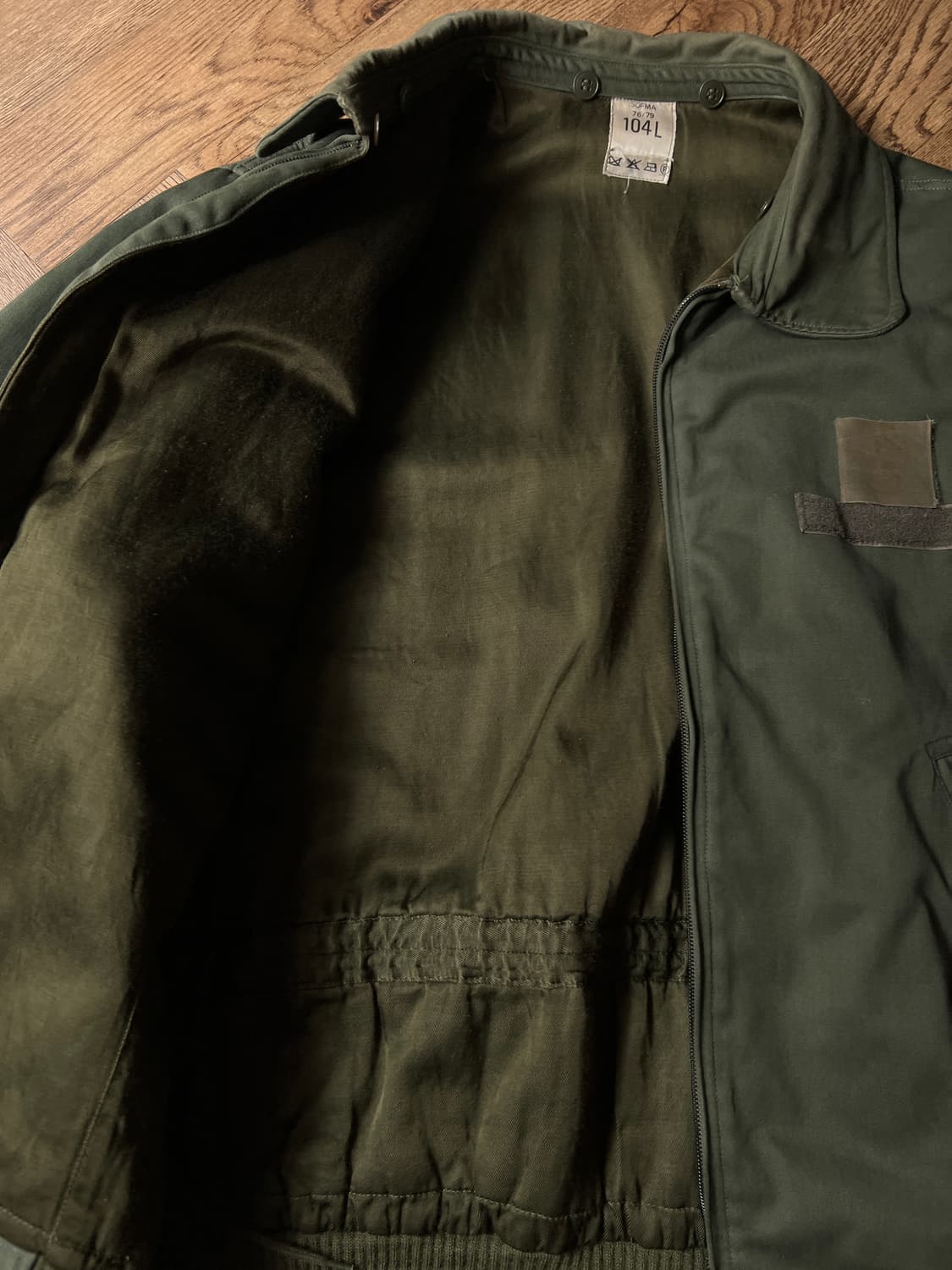 [L]70's 빈티지 프랑스 공군 플라이트 봄버 자켓 상품이미지6