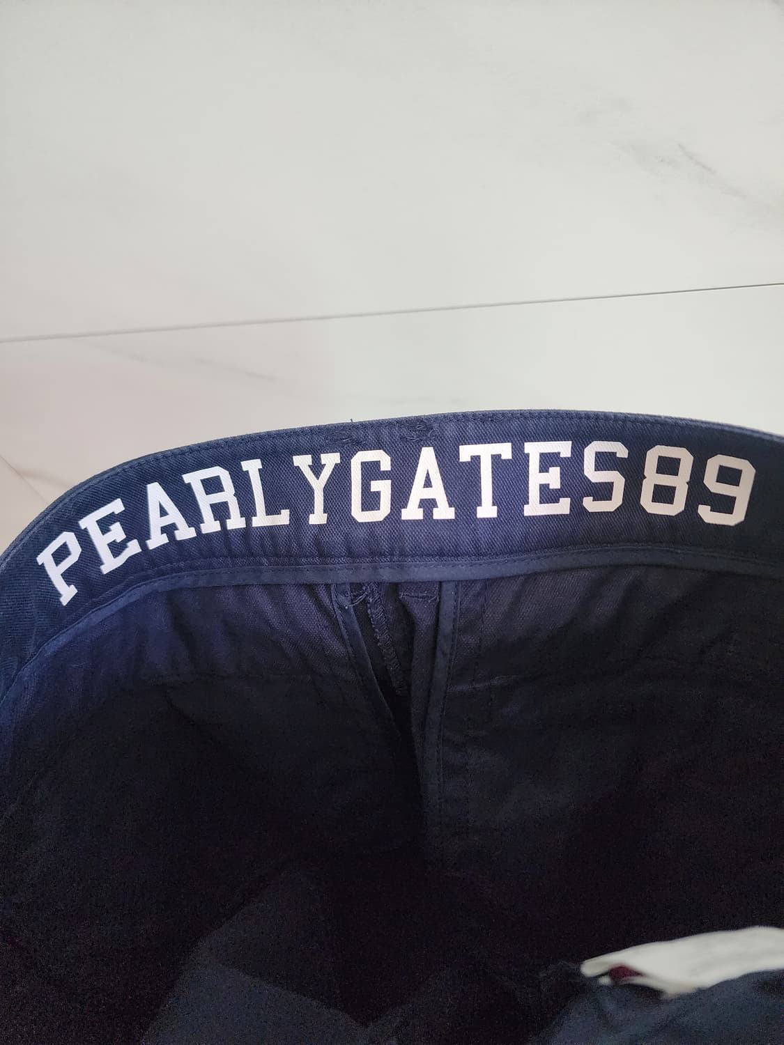 PEARLY GATES 여성 네이비 반바지 상품이미지3