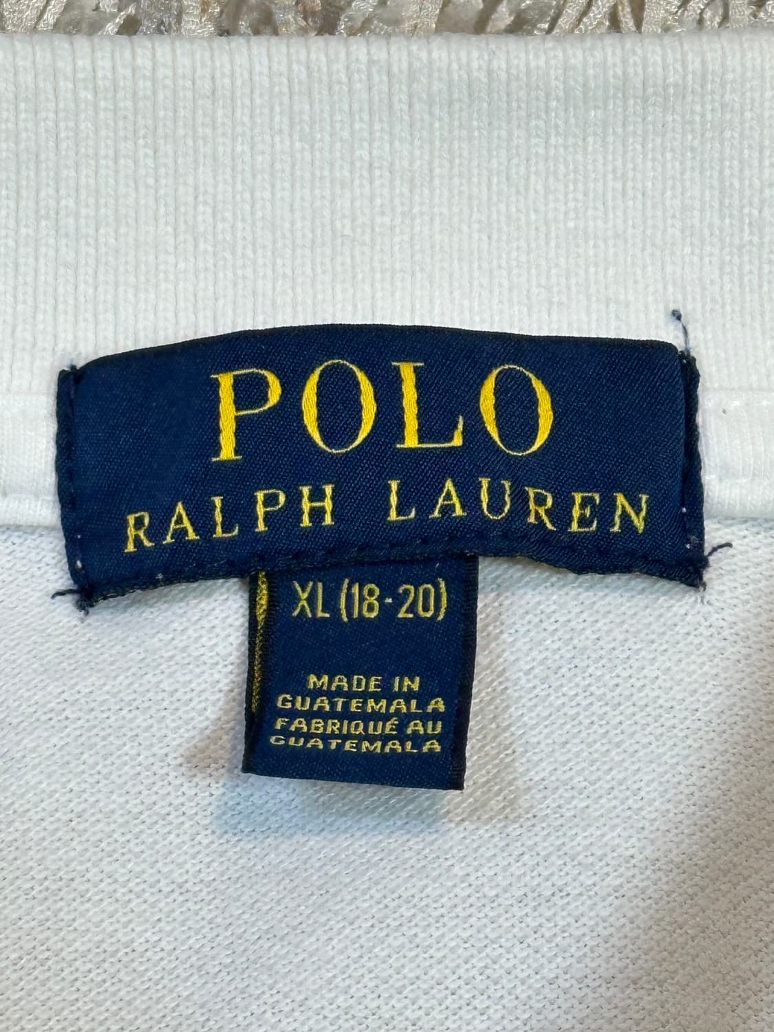 폴로 랄프로렌 신형 네이비포니 PK 긴팔 카라티 화이트 상품이미지8