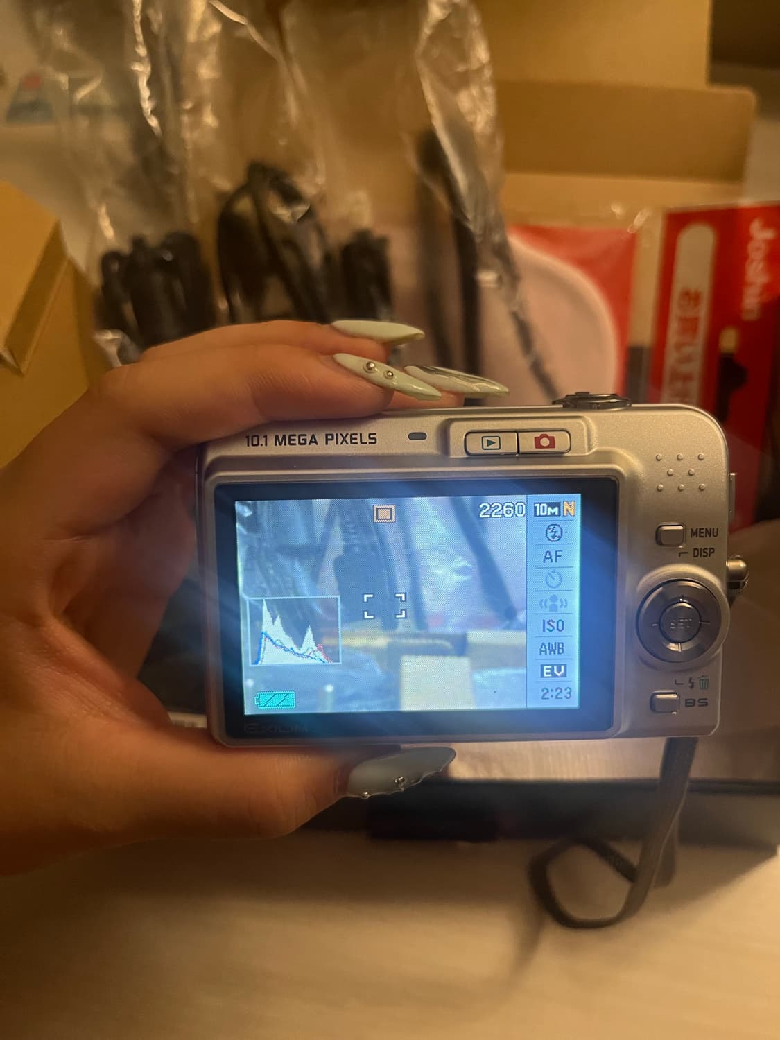 카시오 엑슬림 z1050 casio exlim 실버 풀셋 풀박 판매 상품이미지3
