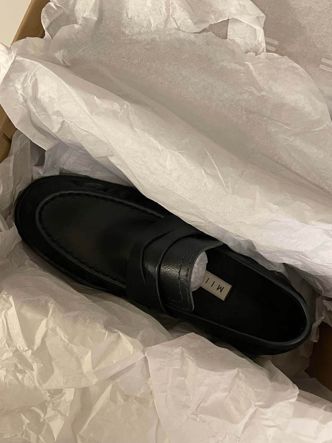 Miista zita loafers/navy leather 상품이미지6