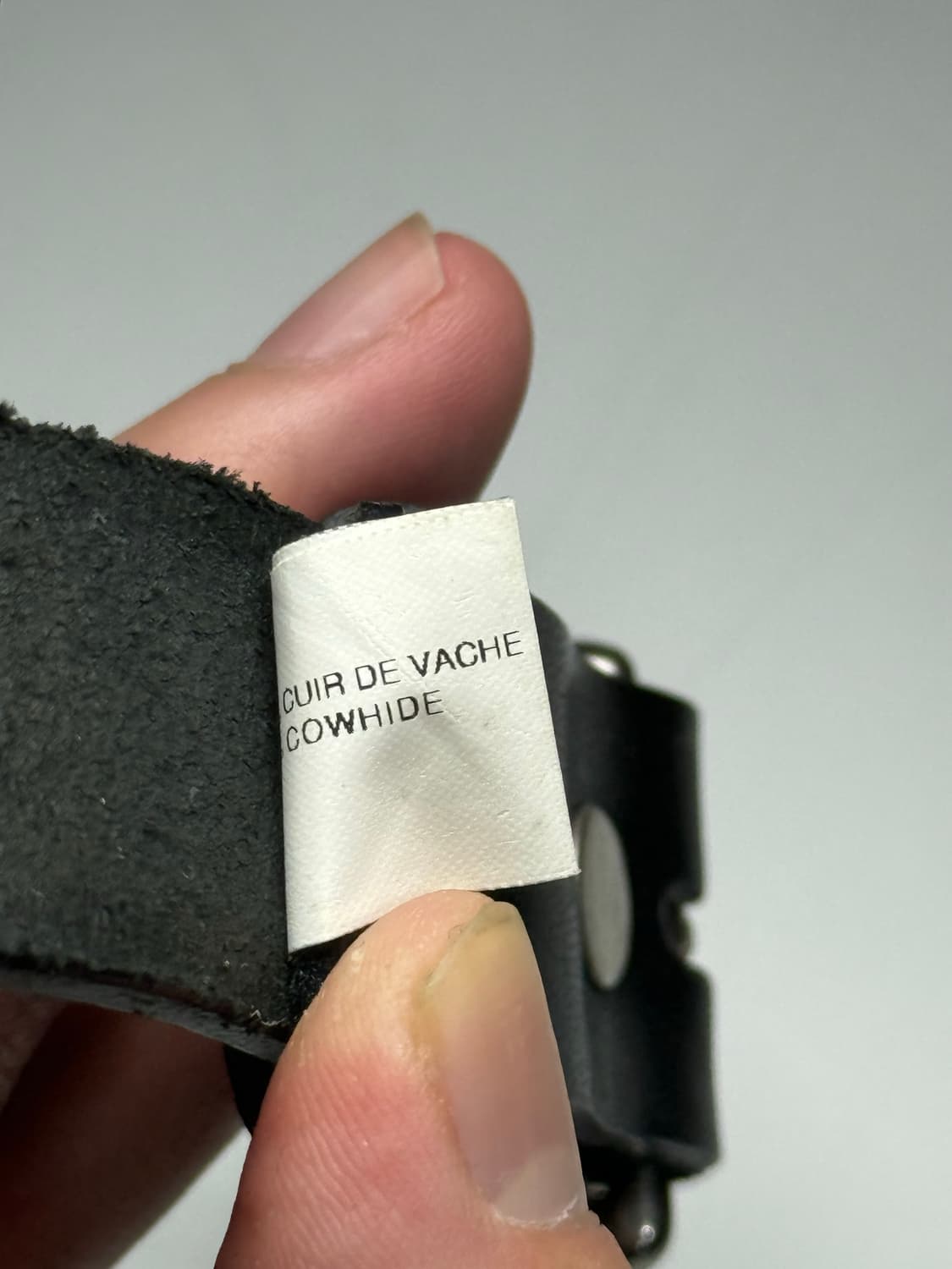 꼼데가르송 아카이브 라인스톤 소가죽 벨트  상품이미지5