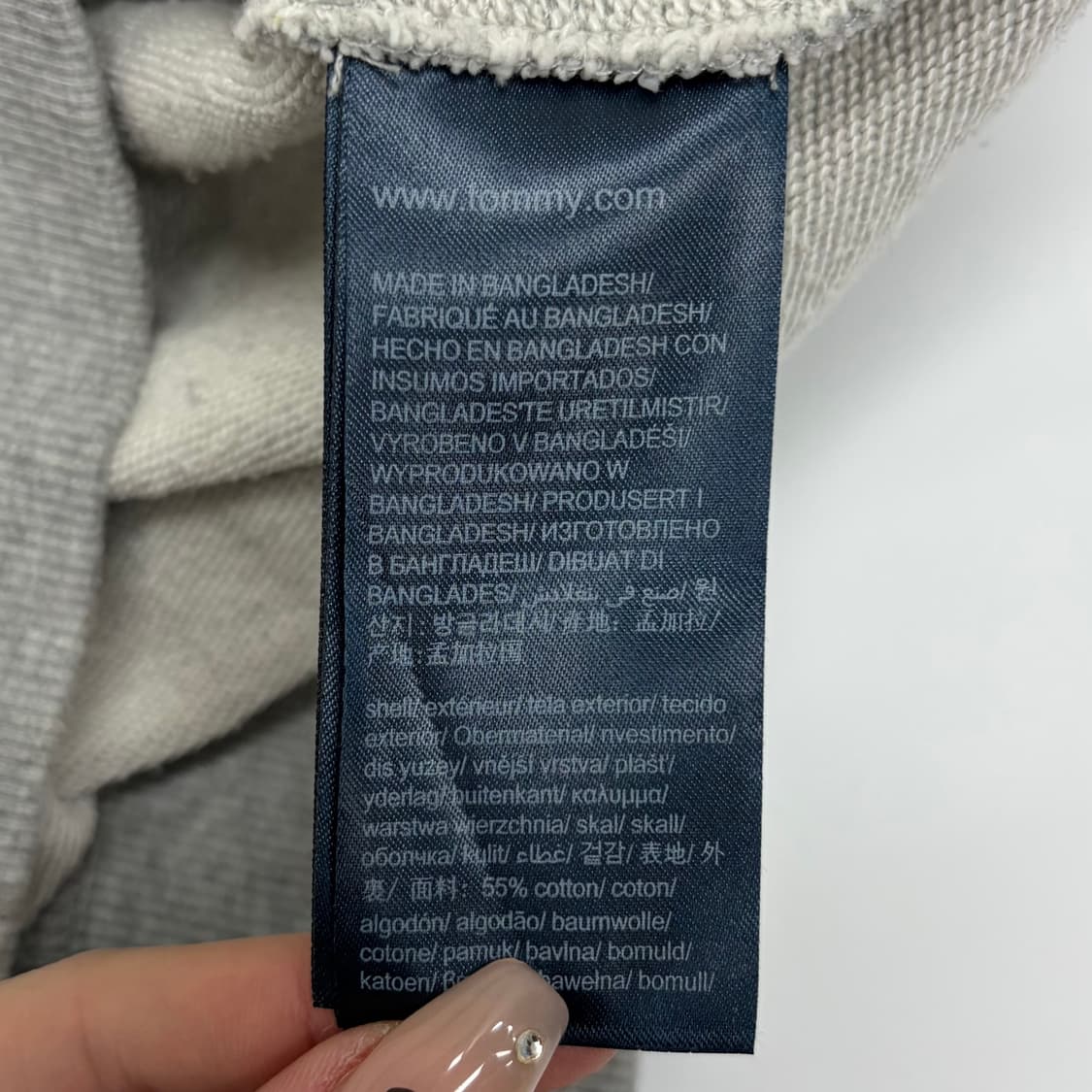 타미진 타미힐피거 그레이 맨투맨 상품이미지5