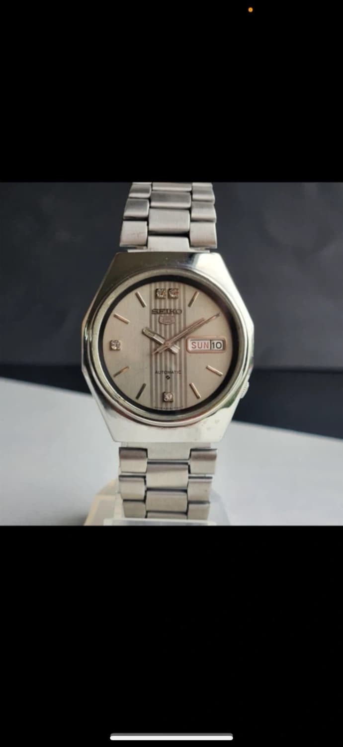 세이코5 오토매틱 시계 실버 상품이미지2