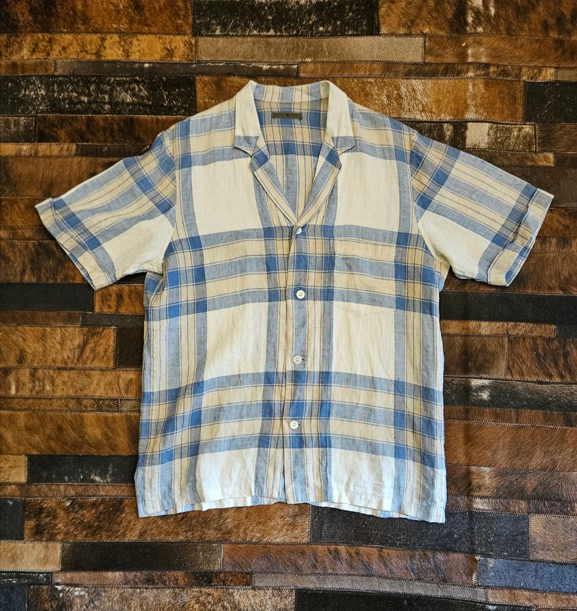 요지 야마모토 린넨 셔츠 상품이미지1