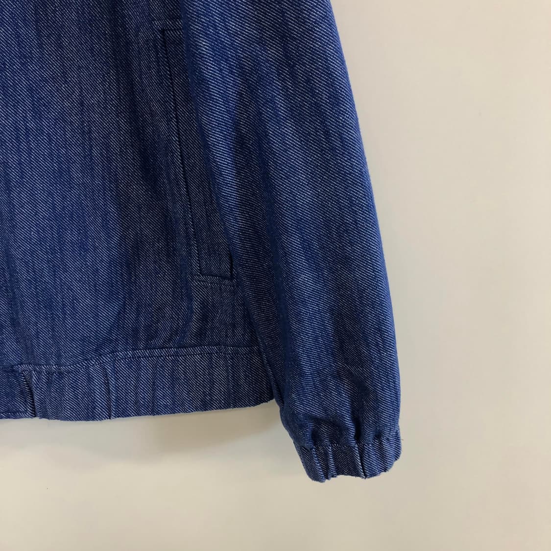 자라 린넨혼방 블루종자켓 L 상품이미지3