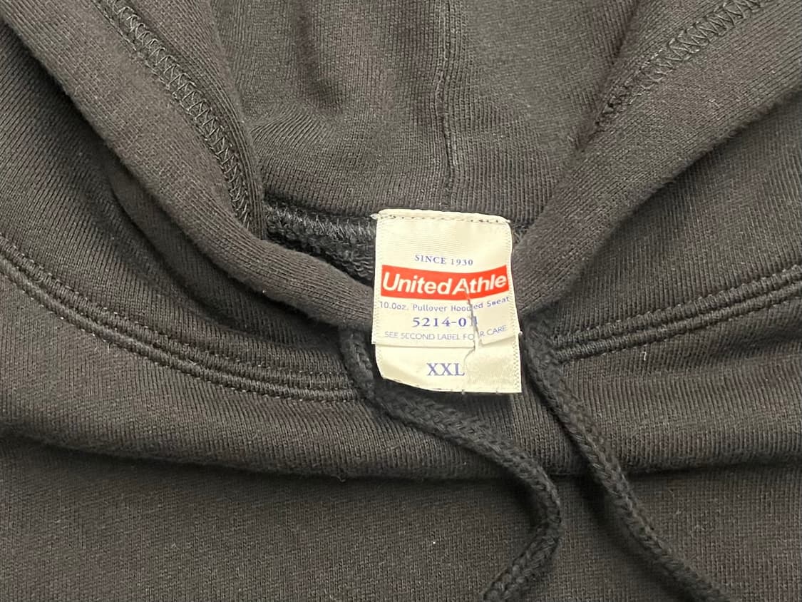 [105~110] 유나이티드애슬 무지 후드티 XXL  상품이미지3