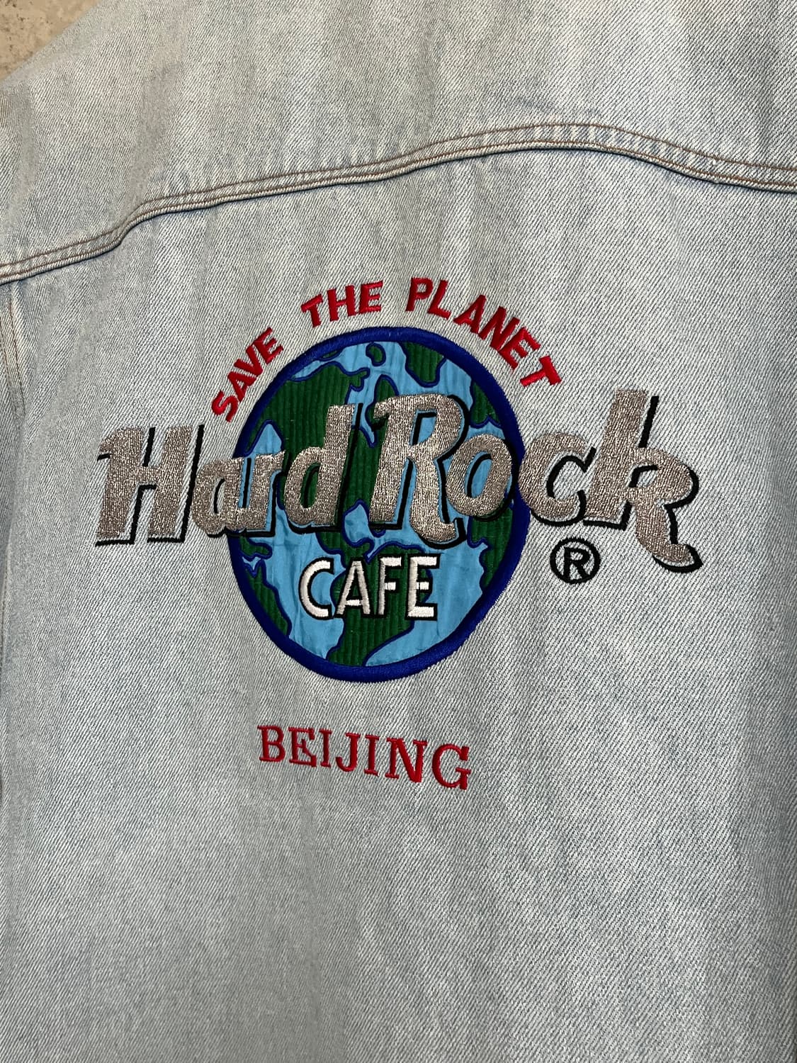 90s HARD ROCK CAFE DENIM JACKET 상품이미지6