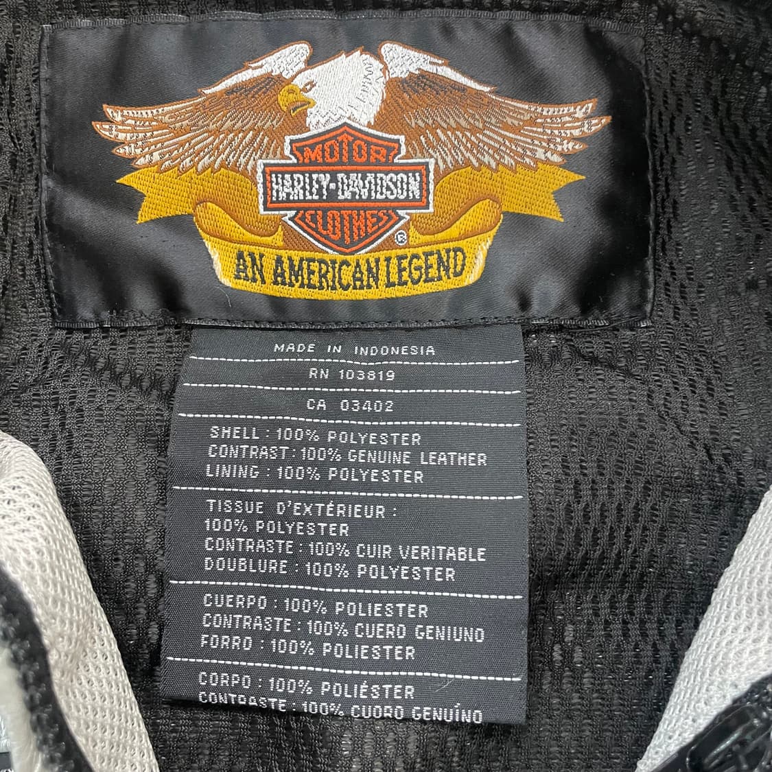 할리데이비슨 투어링 메쉬 모터사이클 자켓 상품이미지5
