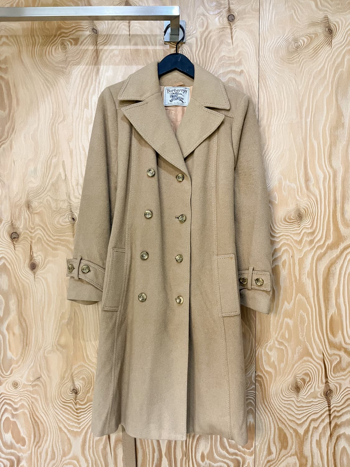 버버리 90's 카멜 헤어 울 코트 상품이미지1