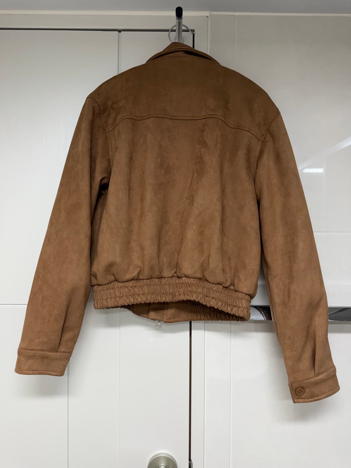 투웨이 블루종 스웨이드 밴딩 점퍼 자켓 [브라운] 상품이미지6