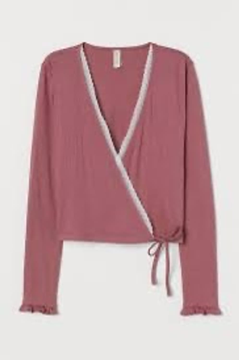 [상태좋음] h&m 레이스 레이어드T 빈티지핑크 - L 상품이미지5