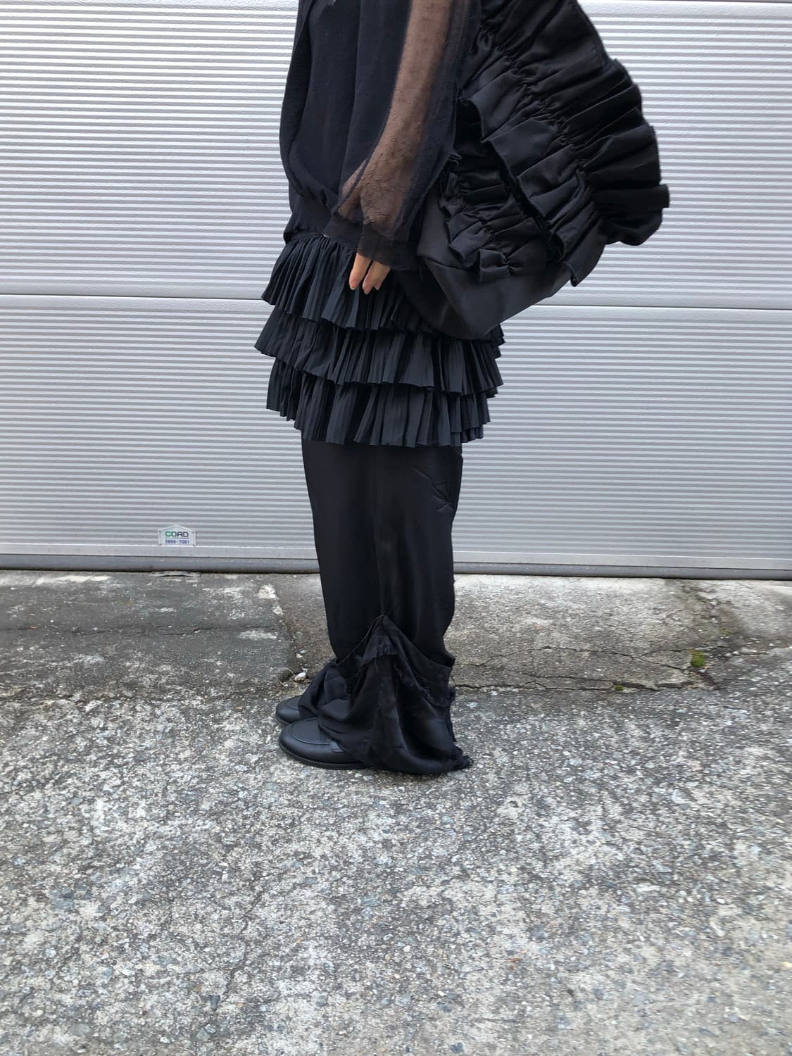 dkny 프릴 스커트 상품이미지3