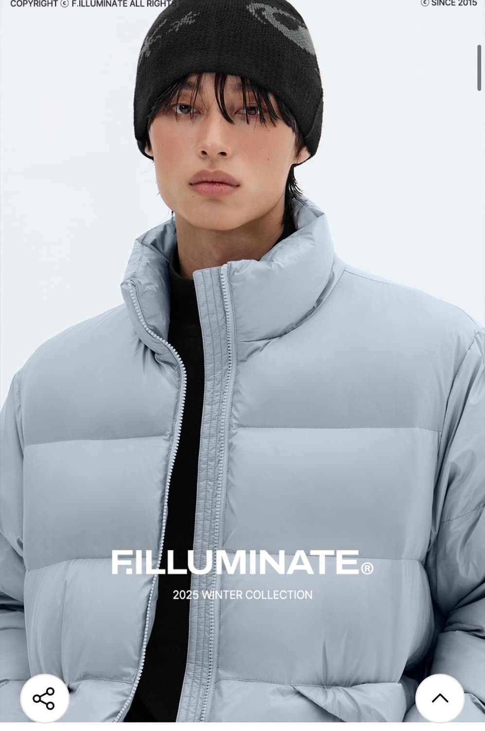 (새상품)(L) 필루미네이트 RDS 아크 덕 다운 패딩 GREY 판매 상품이미지2
