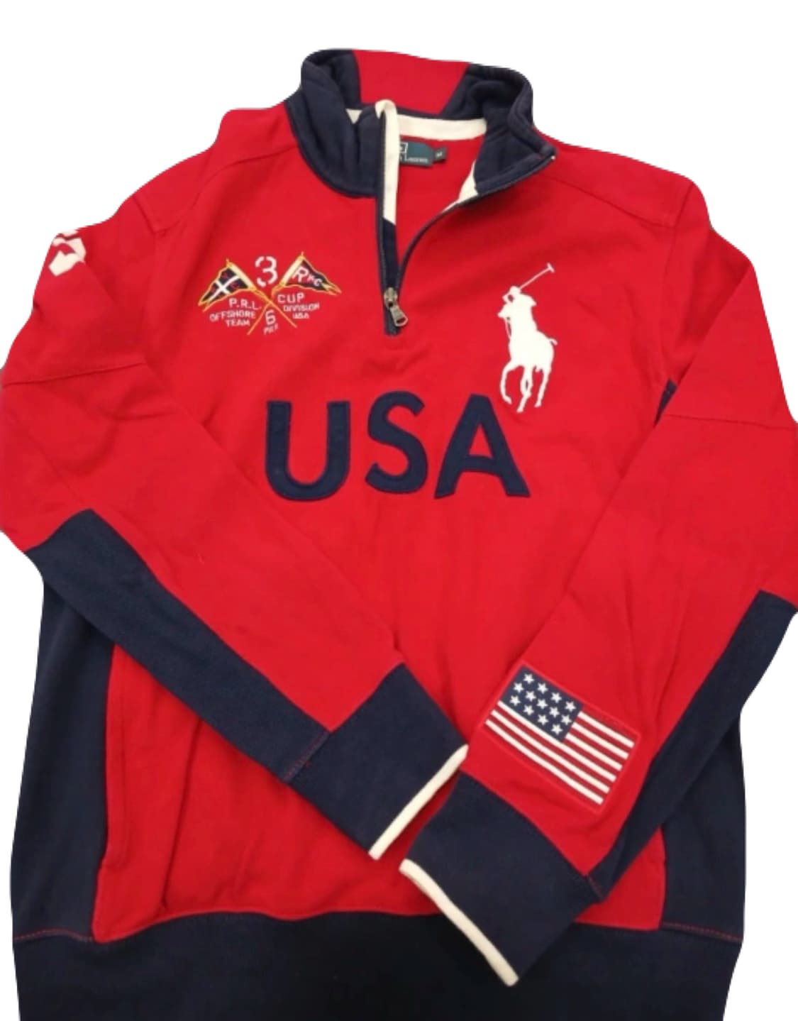 폴로 랄프로렌  usa 하프집업 M 상품이미지1