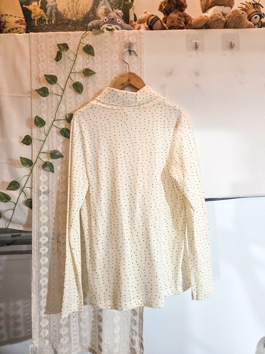 도트 목폴라 슬리브 상품이미지4