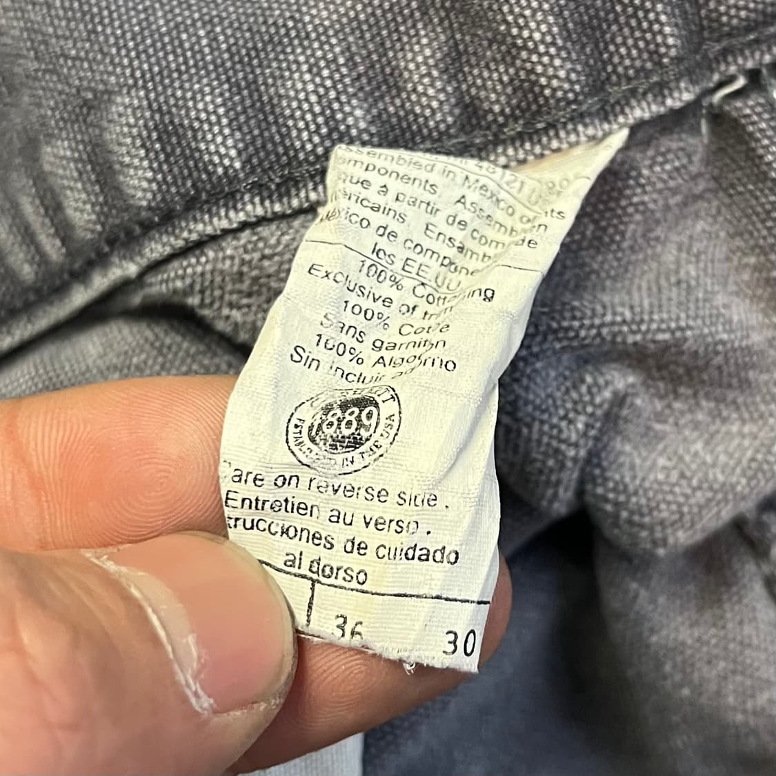 Carhartt B11 페인트 카펜터 팬츠 (35“) 상품이미지6