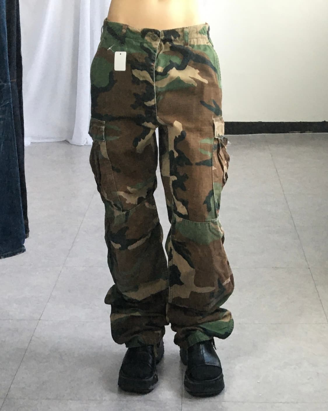 Camo pattern cago pants 상품이미지1