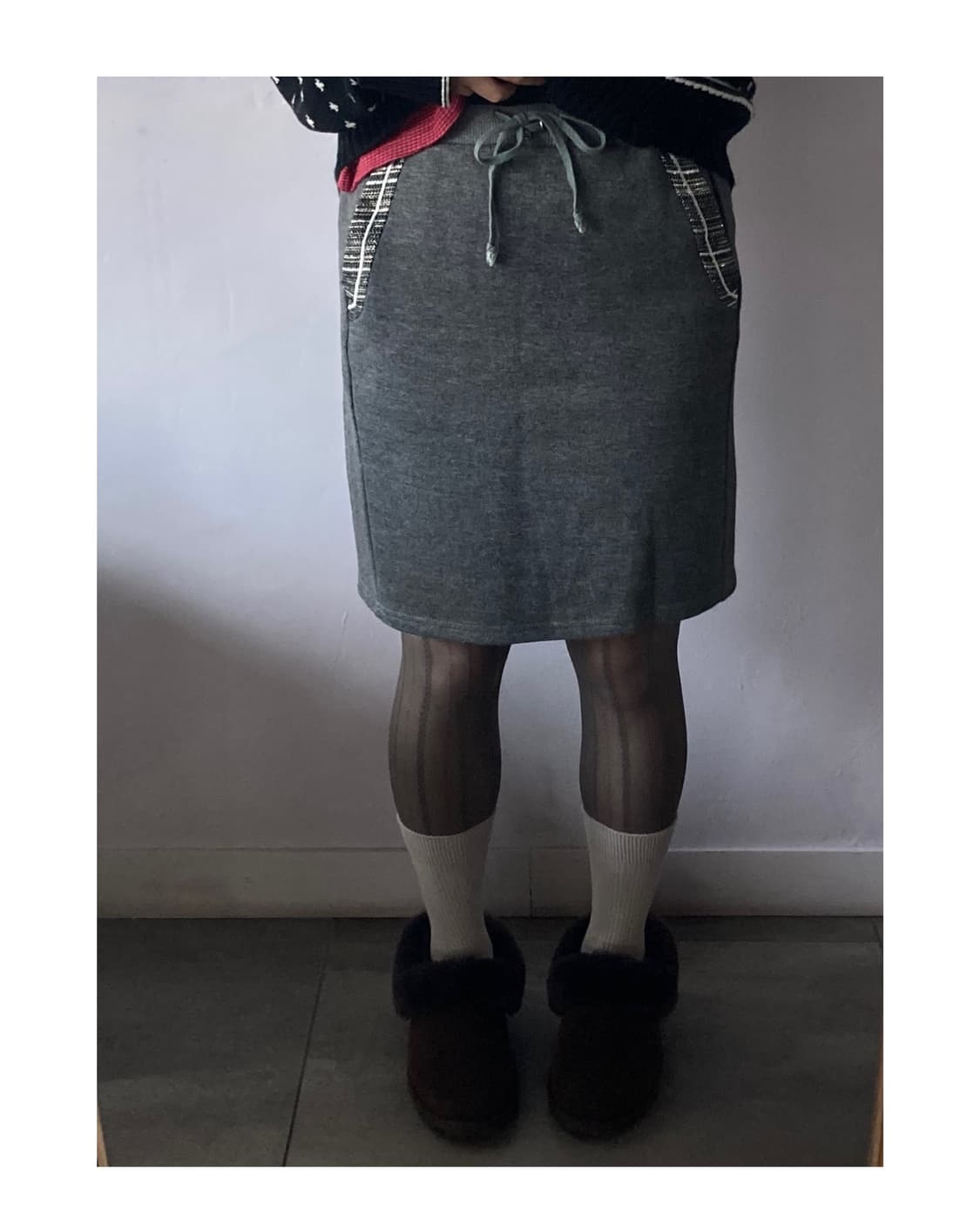 일본빈티지) 스웻 스커트 상품이미지7