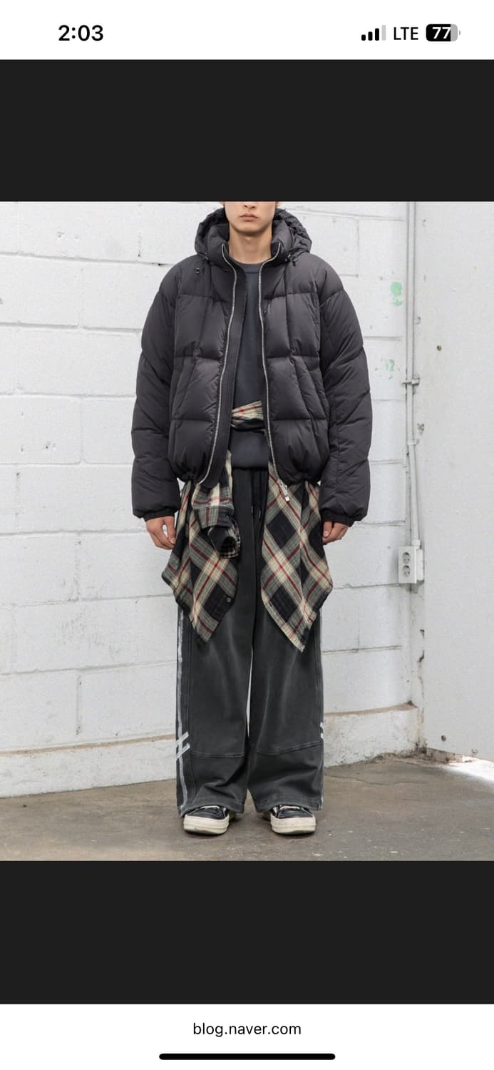 비긴202 에이트 헤비 다운 점퍼 패딩 3 블랙 상품이미지1