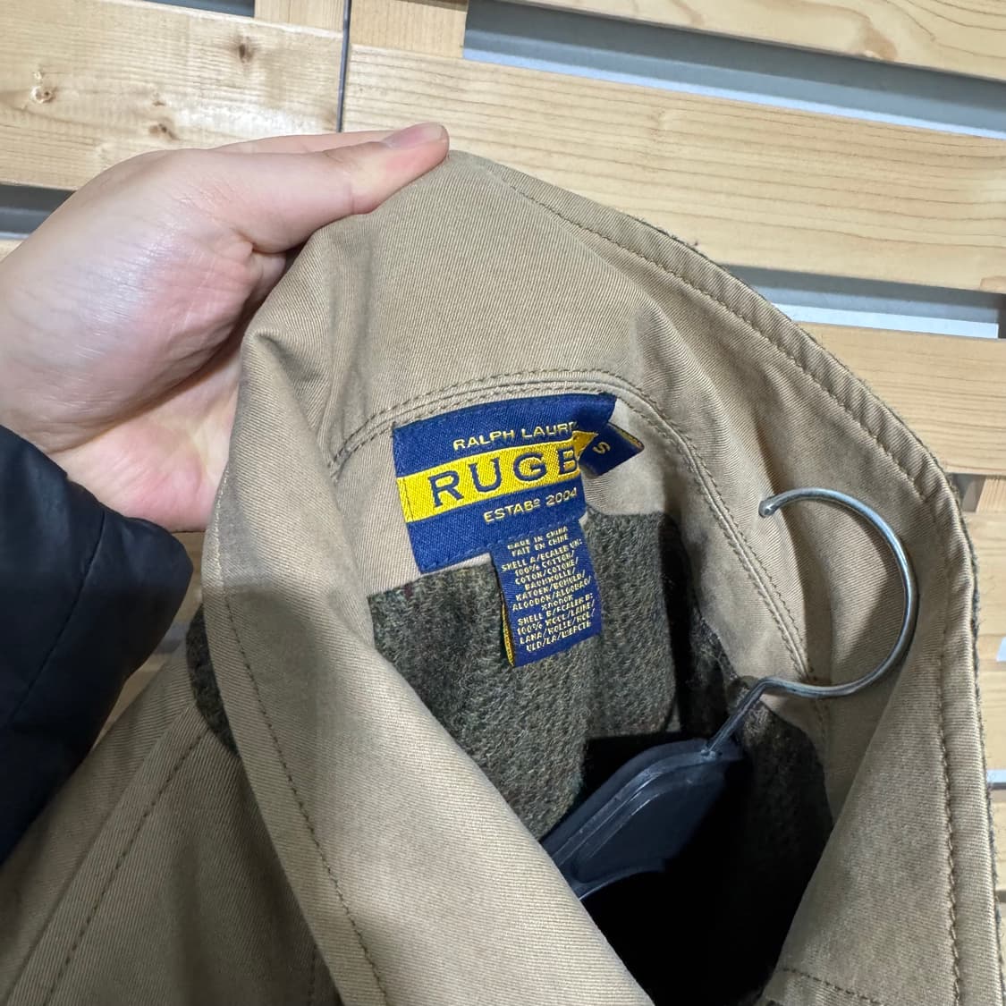 폴로 럭비 리버시블 발마칸 코트 상품이미지7