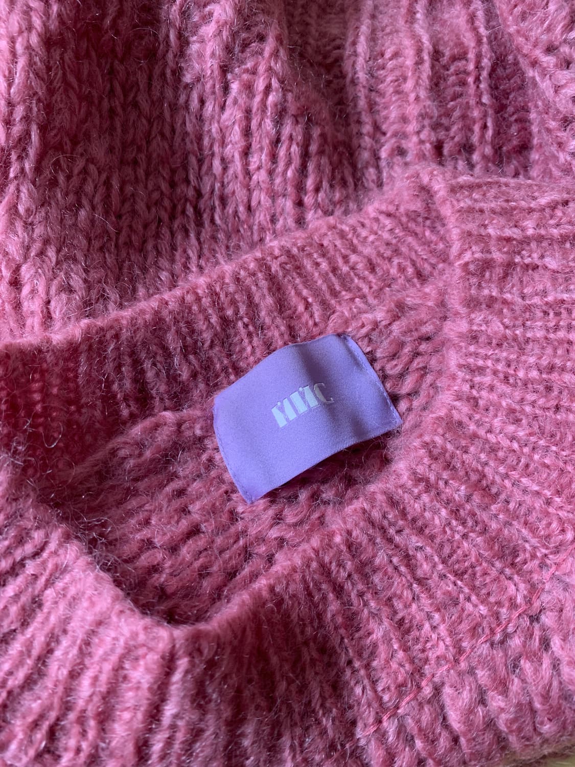 미드나잇서커스 엠마 모헤어 스웨터 핑크 상품이미지5