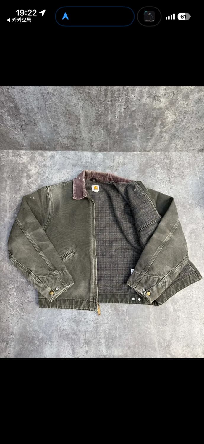 칼하트 j97 디트로이트 모스그린 m 상품이미지7