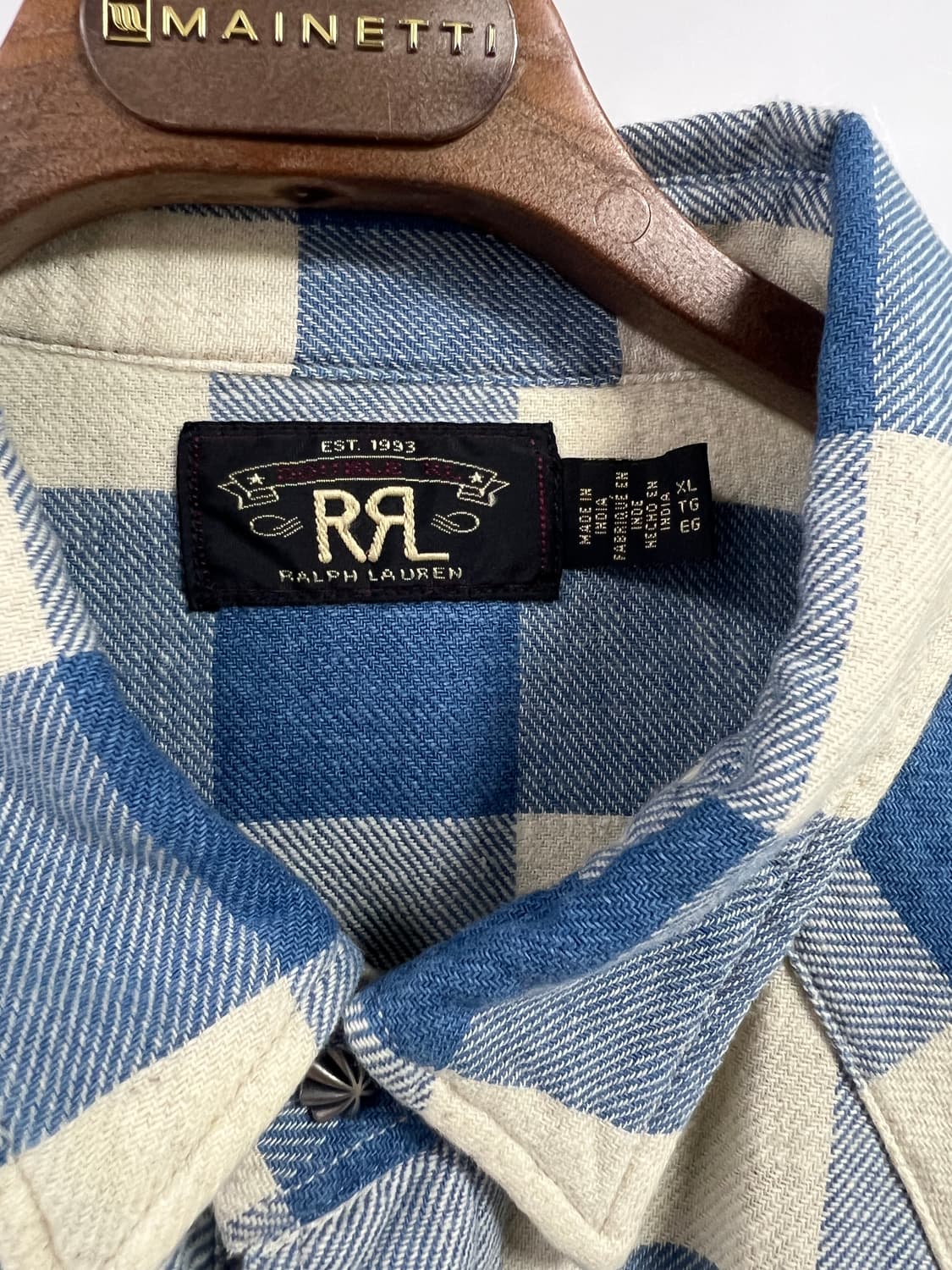 더블알엘 RRL 웨스턴 플래그 셔츠 이동휘 착용 상품이미지5