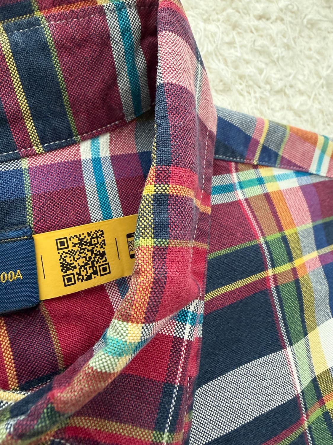 폴로 랄프로렌 (QR신형) 체크셔츠 상품이미지6