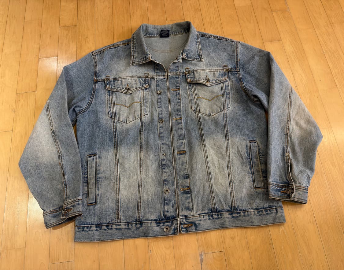 [XL/110] 90s 델프(DELF) 오리지널 빈티지 오버핏 청자켓 상품이미지1