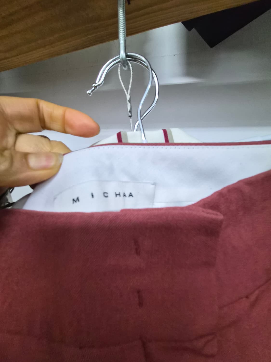 잇미샤스트라이프 셔츠. 미샤춘추슬랙스 상품이미지9