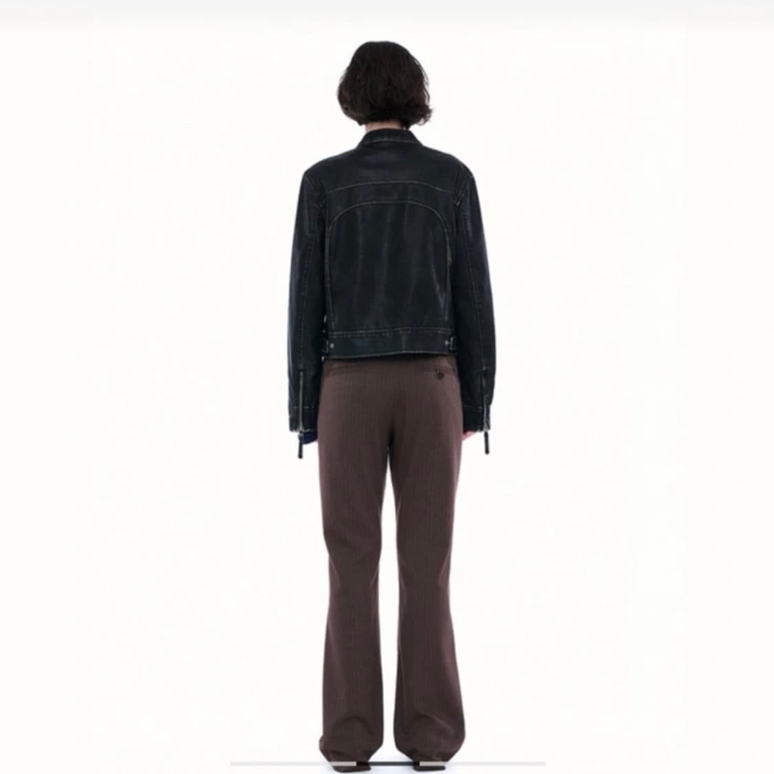 파르티멘토 우먼 워시드 라이더자켓 상품이미지3