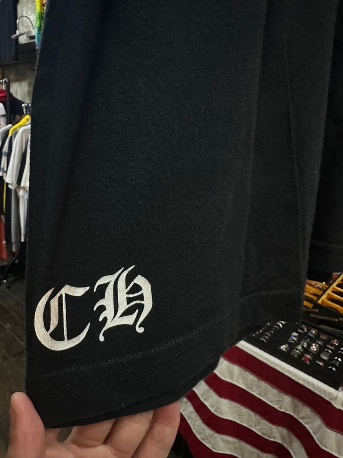 Chrome Hearts 크롬하츠 USA 스크롤 프린팅 반팔 상품이미지4