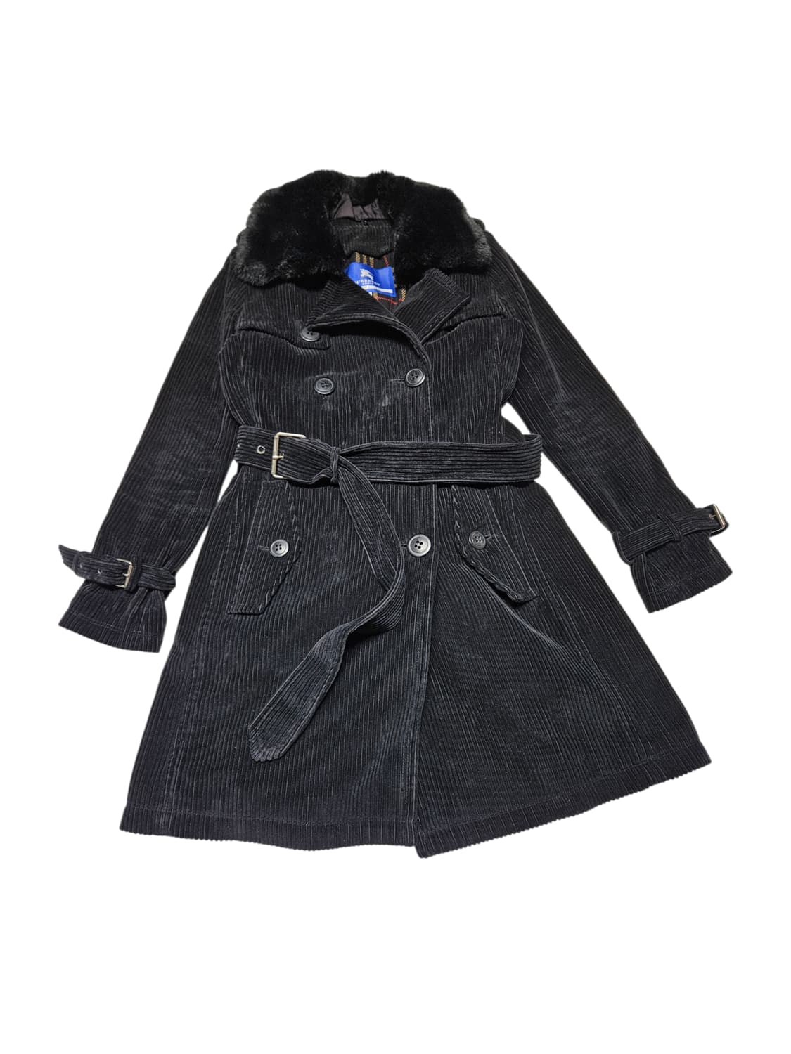 버버리 블루라벨 코듀로이 코트[38] 상품이미지1