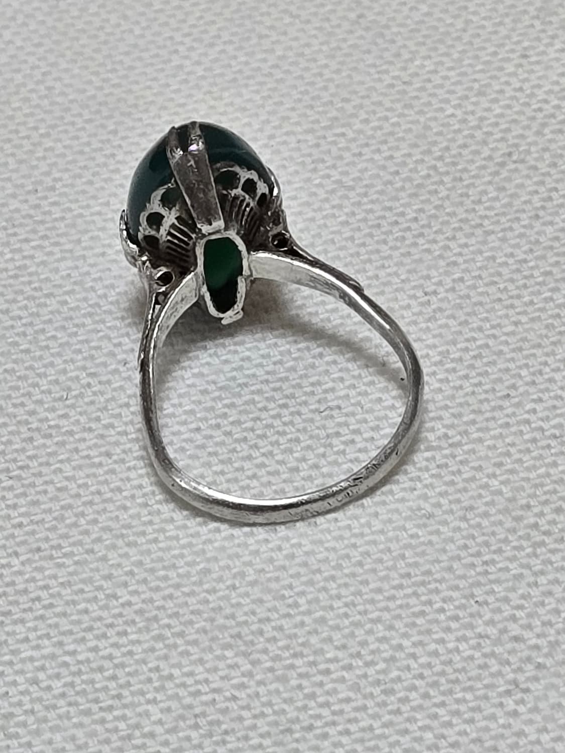 빈티지 실버 그린 오벌 스톤 링
vintage silver 11호 상품이미지6