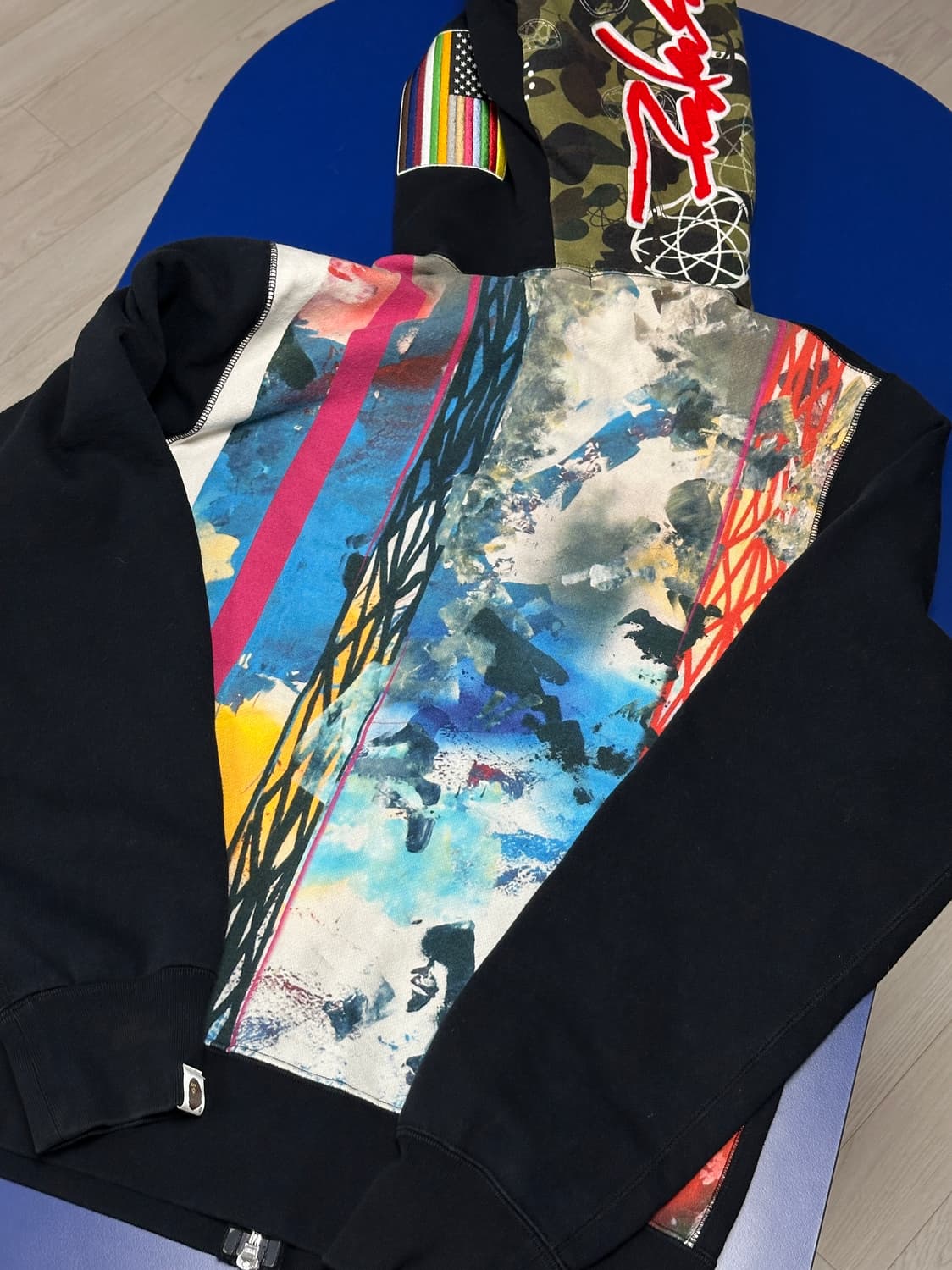 베이프 후드집업 XL 상품이미지4