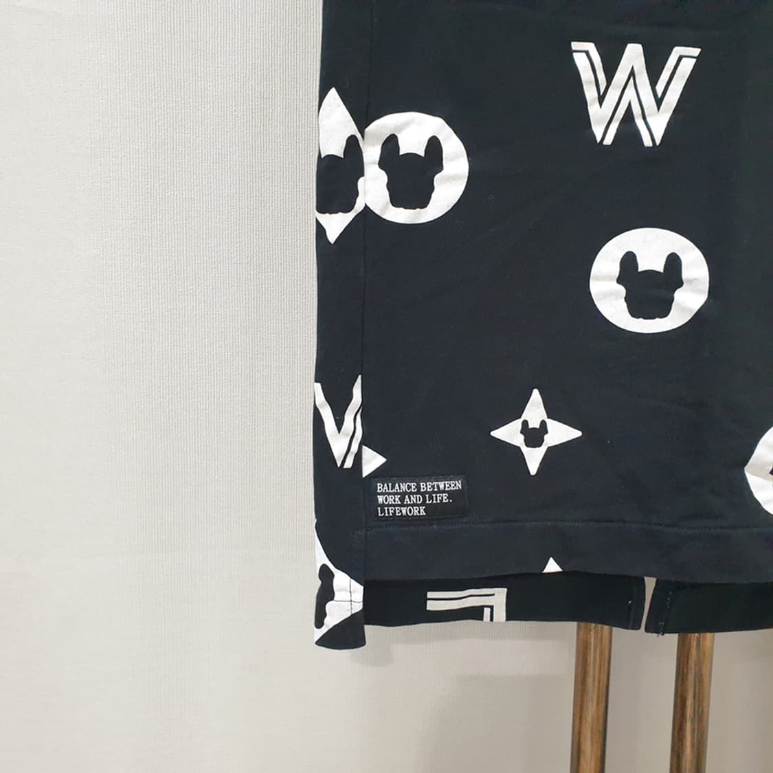 라이프워크 모노그램 LW 롱스커트 F 상품이미지2