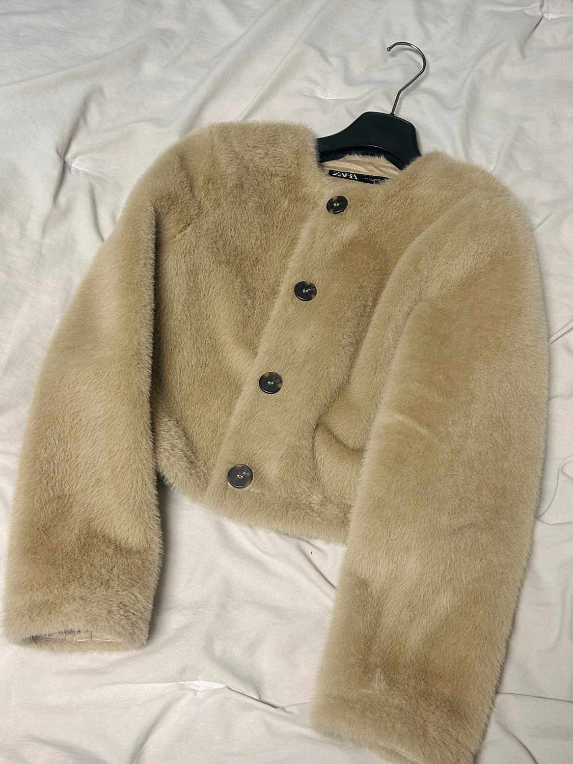 자라 퍼 자켓 상품이미지1