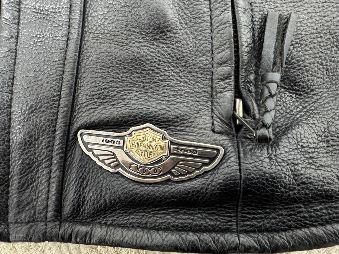 •HARLEY-DAVIDSON 100주년 기념 레더 라이딩 자켓  상품이미지7