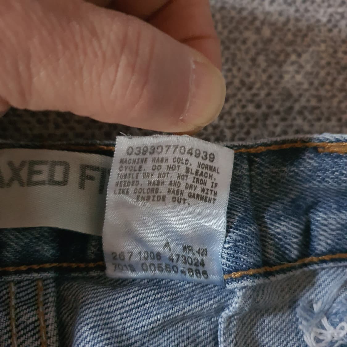 리바이스 550 빈티지  데님 No.22 상품이미지6