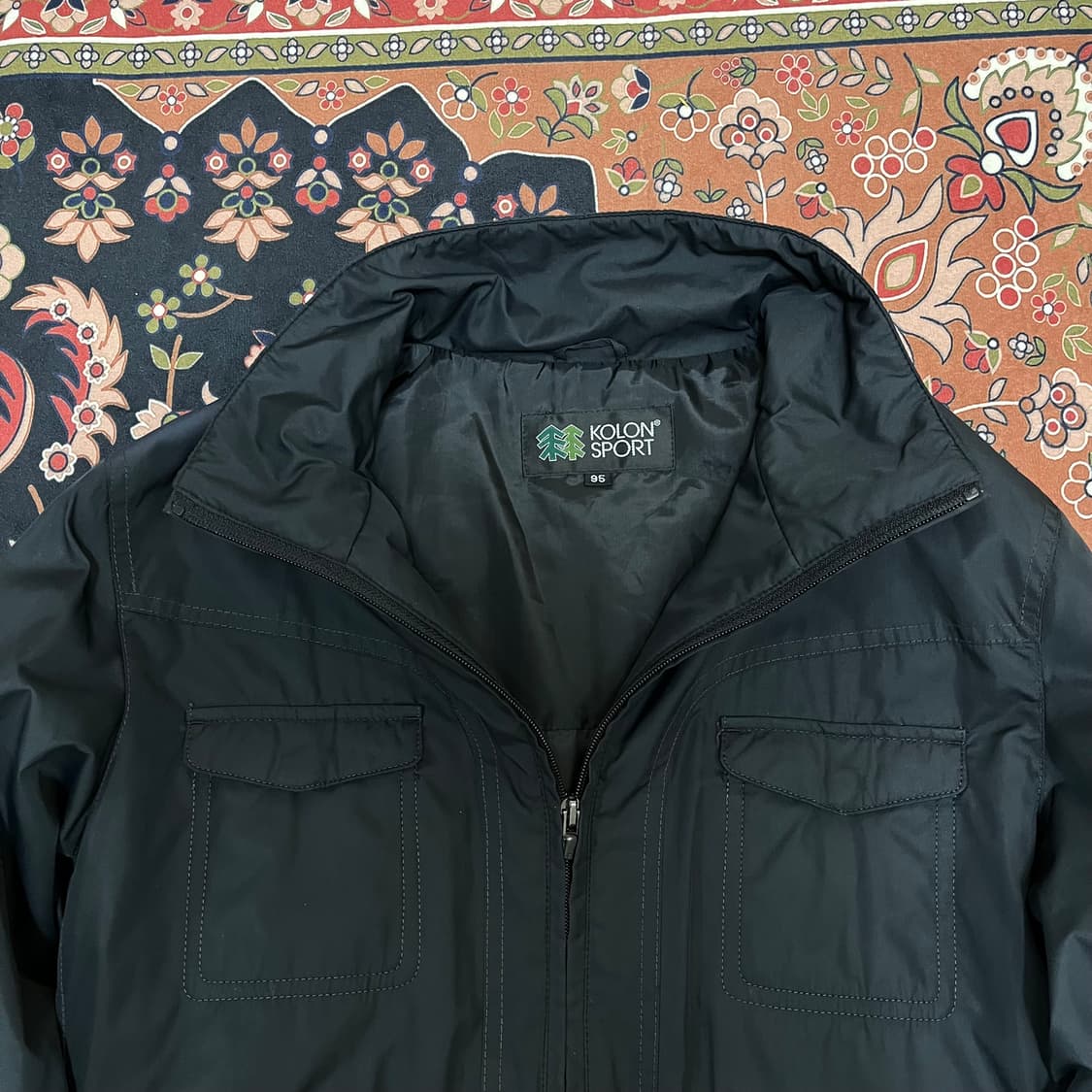 코오롱 스포츠 하이넥 4포켓 바람막이 자켓 M/95 상품이미지2