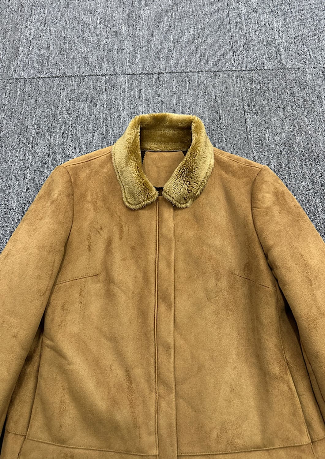 빈티지 비건 무스탕 자켓 M  상품이미지2