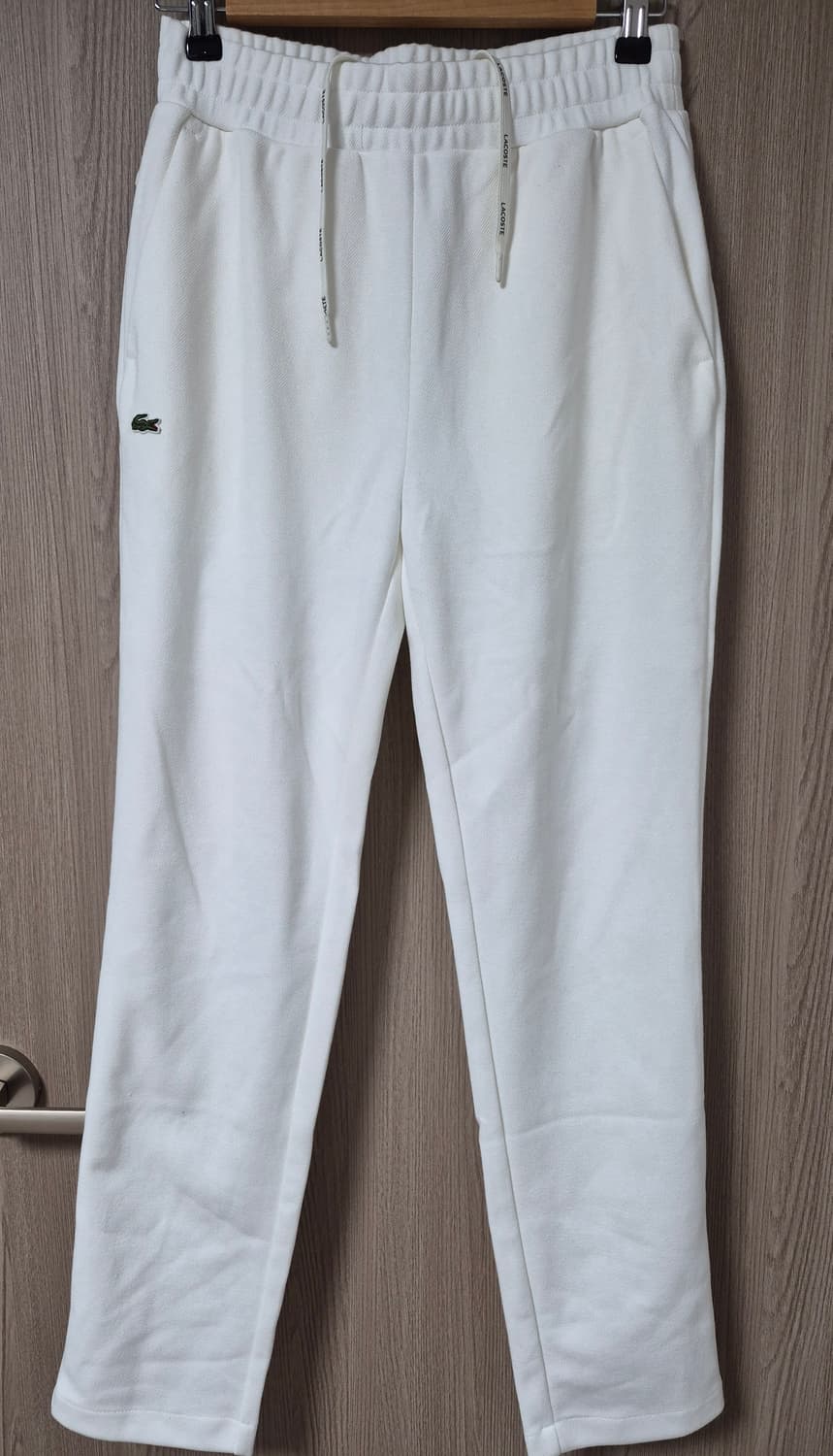 라코스테 화이트 트레이닝팬츠 슬렉스 새상품 상품이미지1