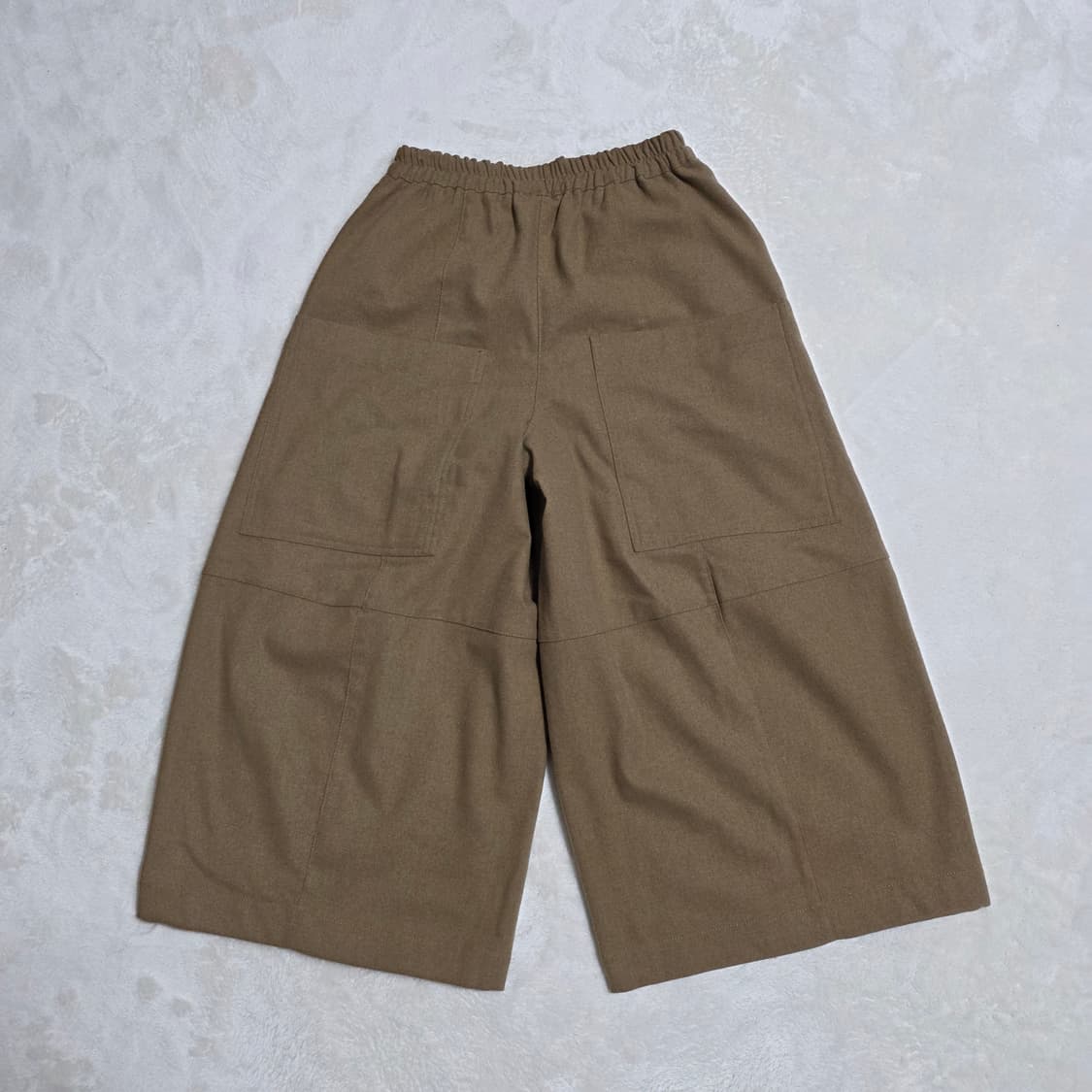 (F)여성 우드우드 시그니쳐 울 와이드 밴딩 팬츠 상품이미지3