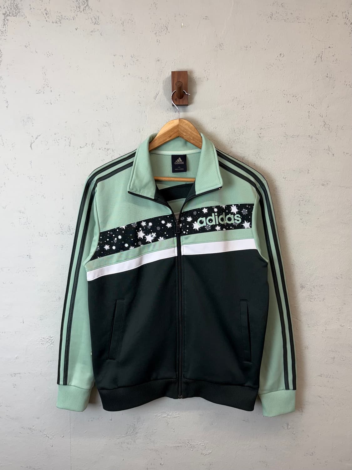 아디다스 빈티지 그린 페어리 스타 트랙탑 져지 상품이미지1