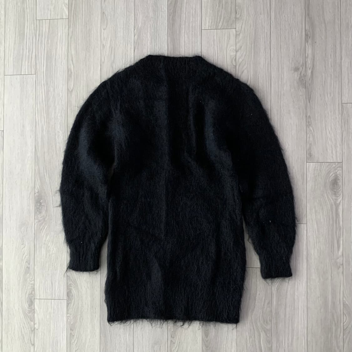 꼼데가르송 트리콧 모헤어 블랙 롱 니트 상품이미지5