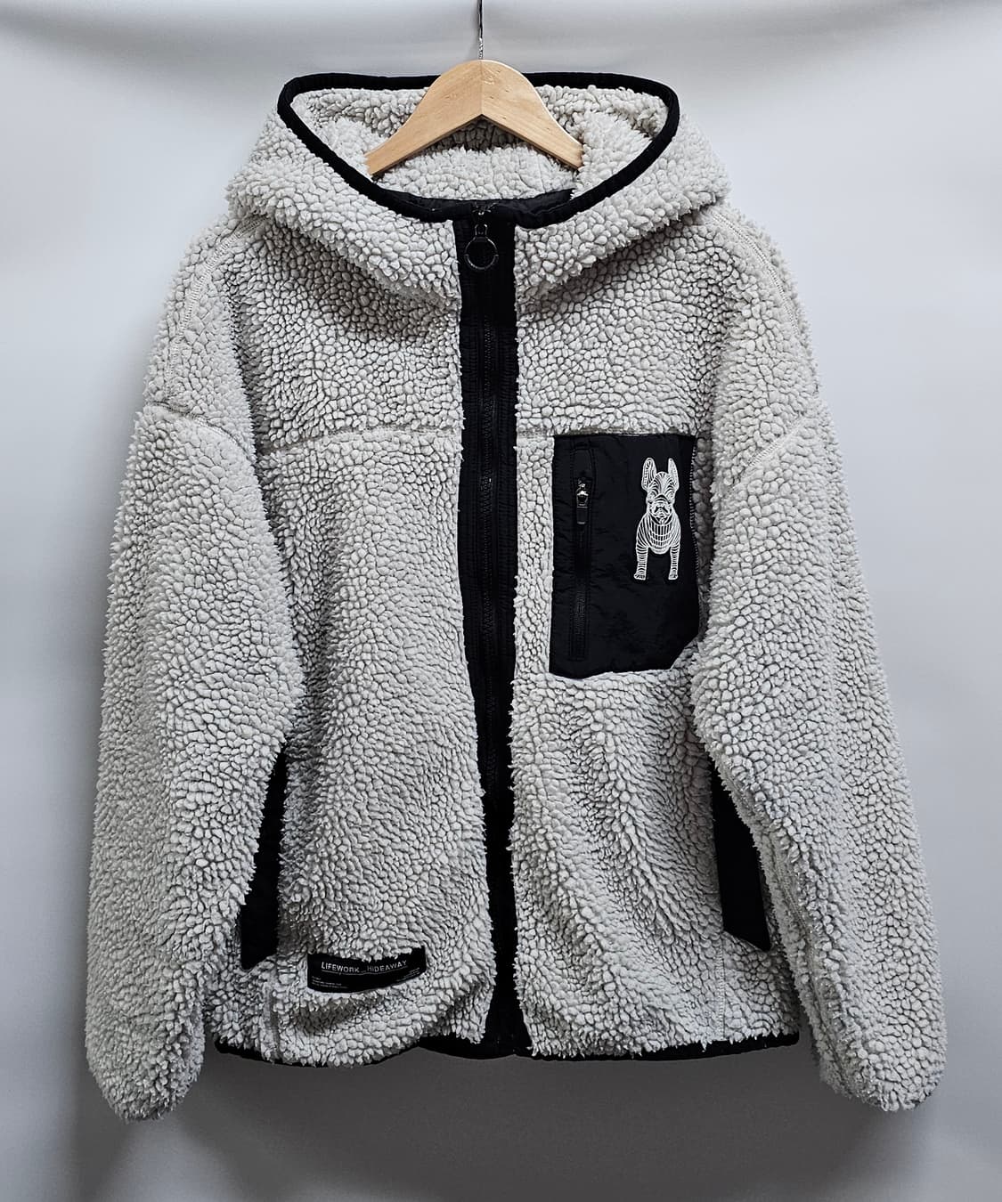 라이프워크 뽀글이 후드자켓 M 상품이미지1