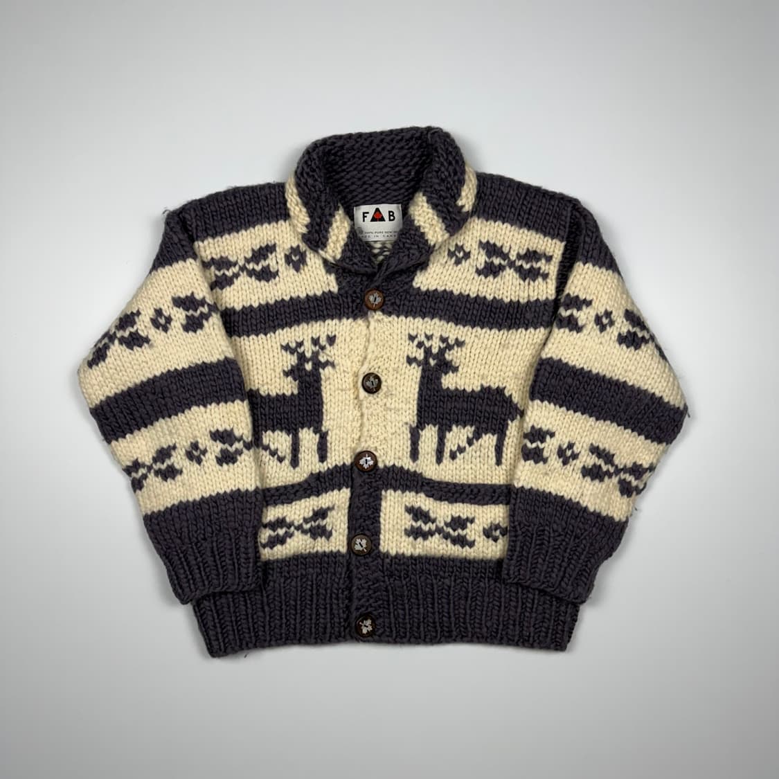 (105) 캐나다 빈티지 디어 코위찬 가디건 상품이미지1