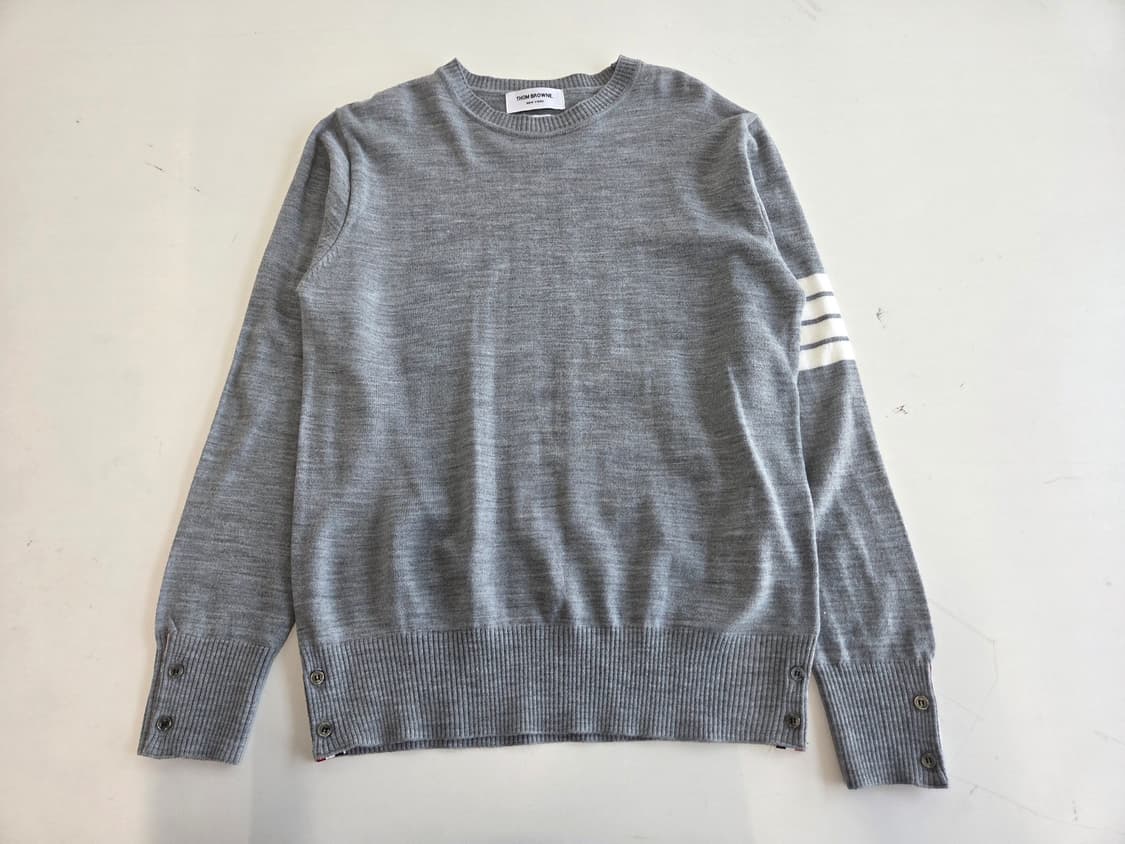 톰브라운 롱슬리브 니트 그레이 3 상품이미지1